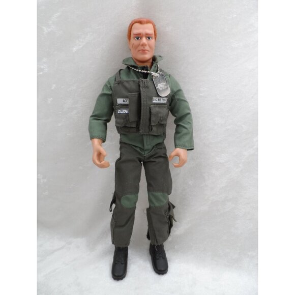 GI Joe Ace US Air Force 1992 GI Joe Hasbro Action Figure w/ Dog Tags Vintage - Picture 1 of 3